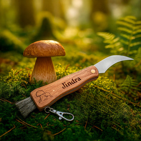 Couteau à champignons avec votre motif