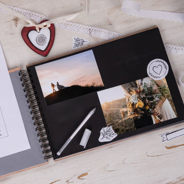 Album photo en bois, décoration Viola 