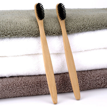 Brosse à dents en bambou - Vert 