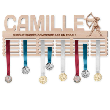 Porte-médailles - Tir à l'arc, femme 