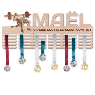 Porte-médailles - Développé couché 