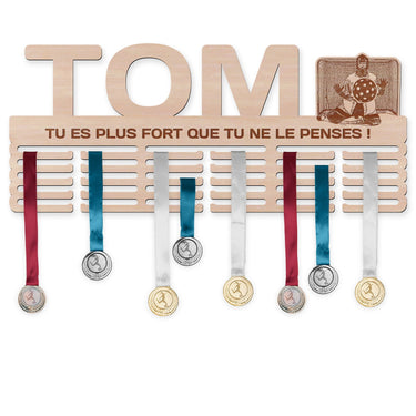 Porte-médailles - Floorball, gardien de but masculin 