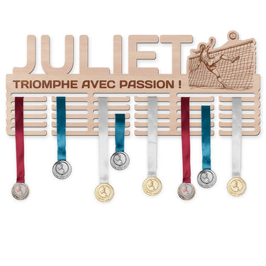 Porte-médailles - Football-tennis, femme 