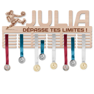 Porte-médailles – Football, femme 