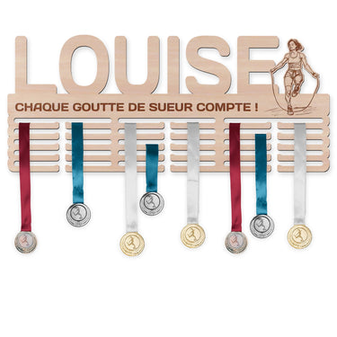 Porte-médailles - Corde à sauter, femme 