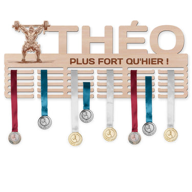 Porte-médailles - Haltérophilie, homme 