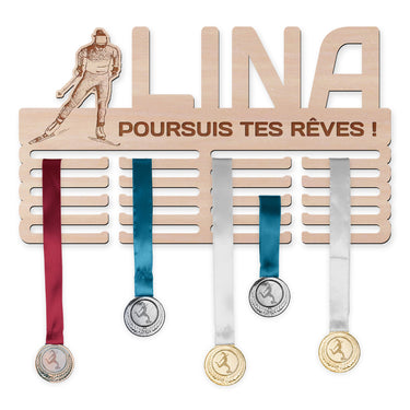 Porte-médailles - Ski de fond, femme 