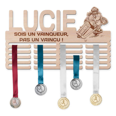 Porte-médailles - Hockey sur gazon, gardienne de but féminine 