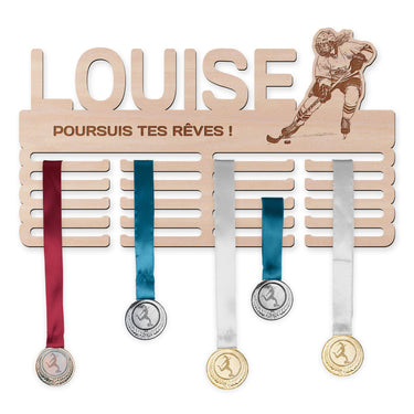 Porte-médailles - Hockey sur glace, femme 