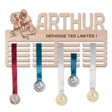 Porte-médailles - Hockey-ball, homme gardien de but 
