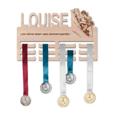 Porte-médailles - Escalade, femme 