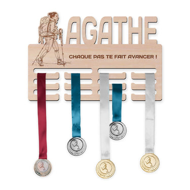 Porte-médailles - Randonnée en montagne, femme 