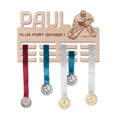 Porte-médailles - Hockey sur glace, gardien de but masculin 