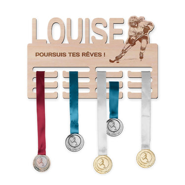 Porte-médailles - Hockey sur glace, femme 