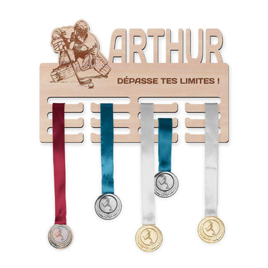 Porte-médailles - Hockey-ball, homme gardien de but 