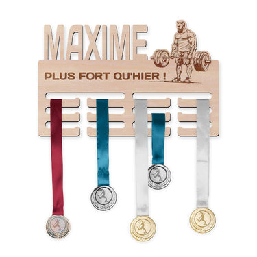 Porte-médailles - Powerlifting, homme 