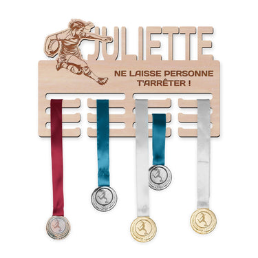 Porte-médailles - Rugby, femme 
