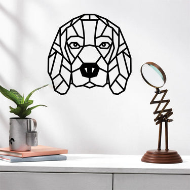 Décoration en bois - beagle 