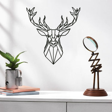 Décoration en bois - cerf 