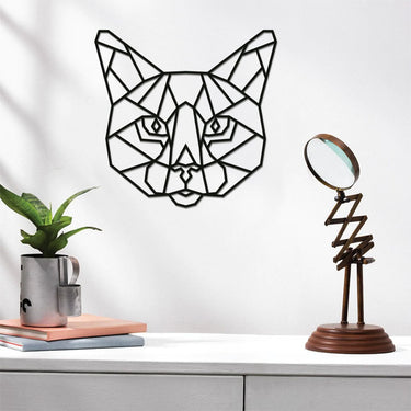 Décoration en bois - chat 