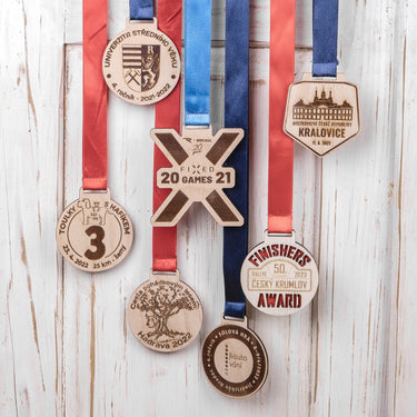 Médaille en bois sur mesure
